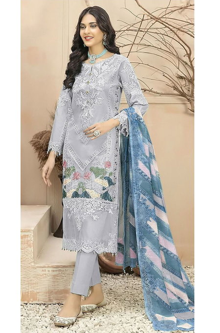 Bilqis B 206 A To D Cambric Lawn Cotton Pakistani Salwar Suits Wholesalers In Surat